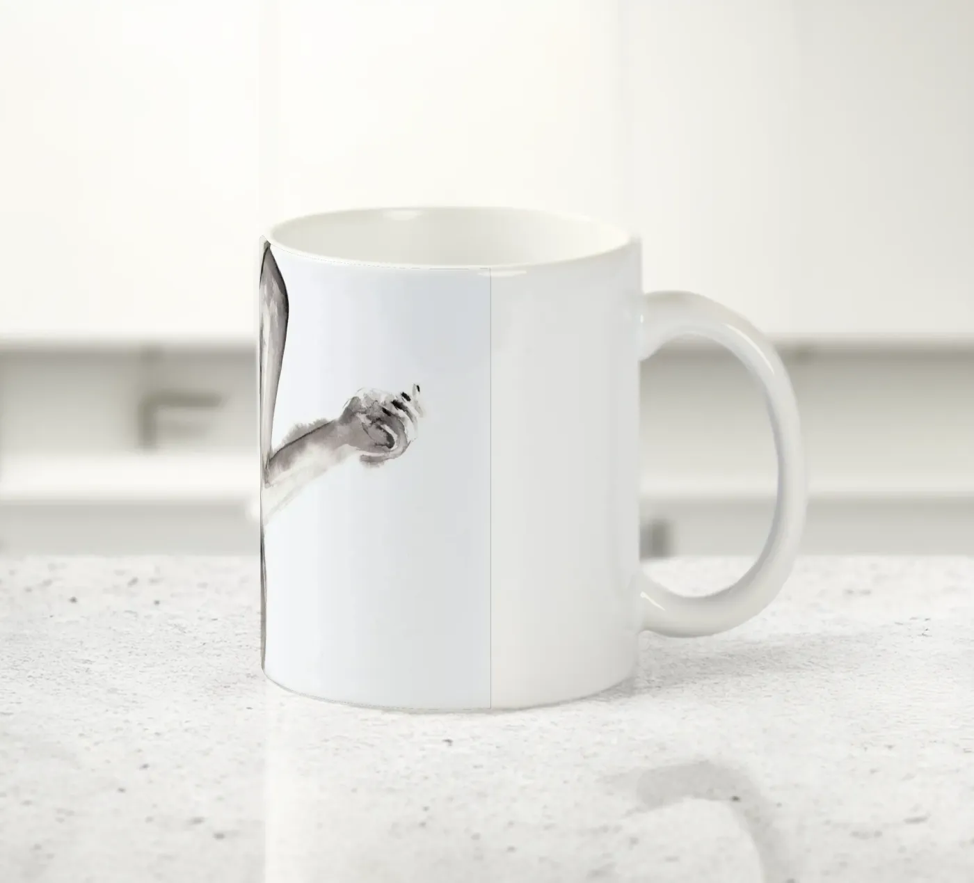 Flagged ceramic mug by Victoria Verbaan