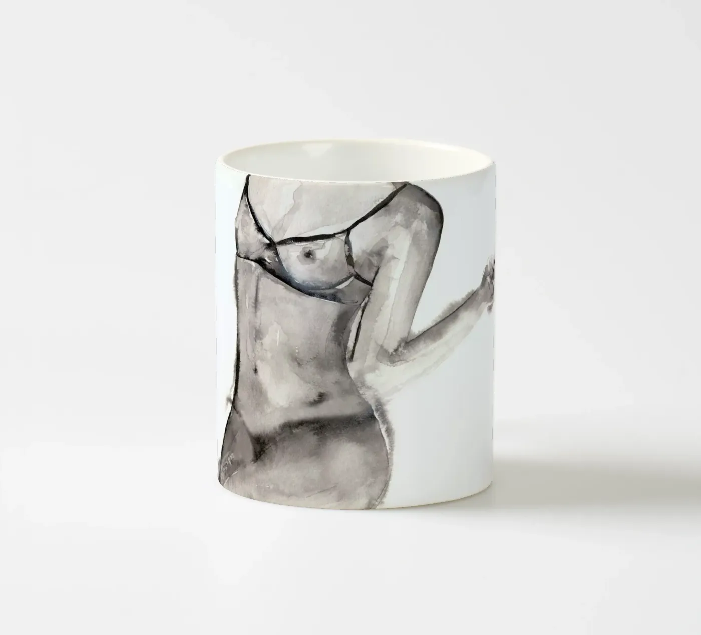 Flagged ceramic mug by Victoria Verbaan