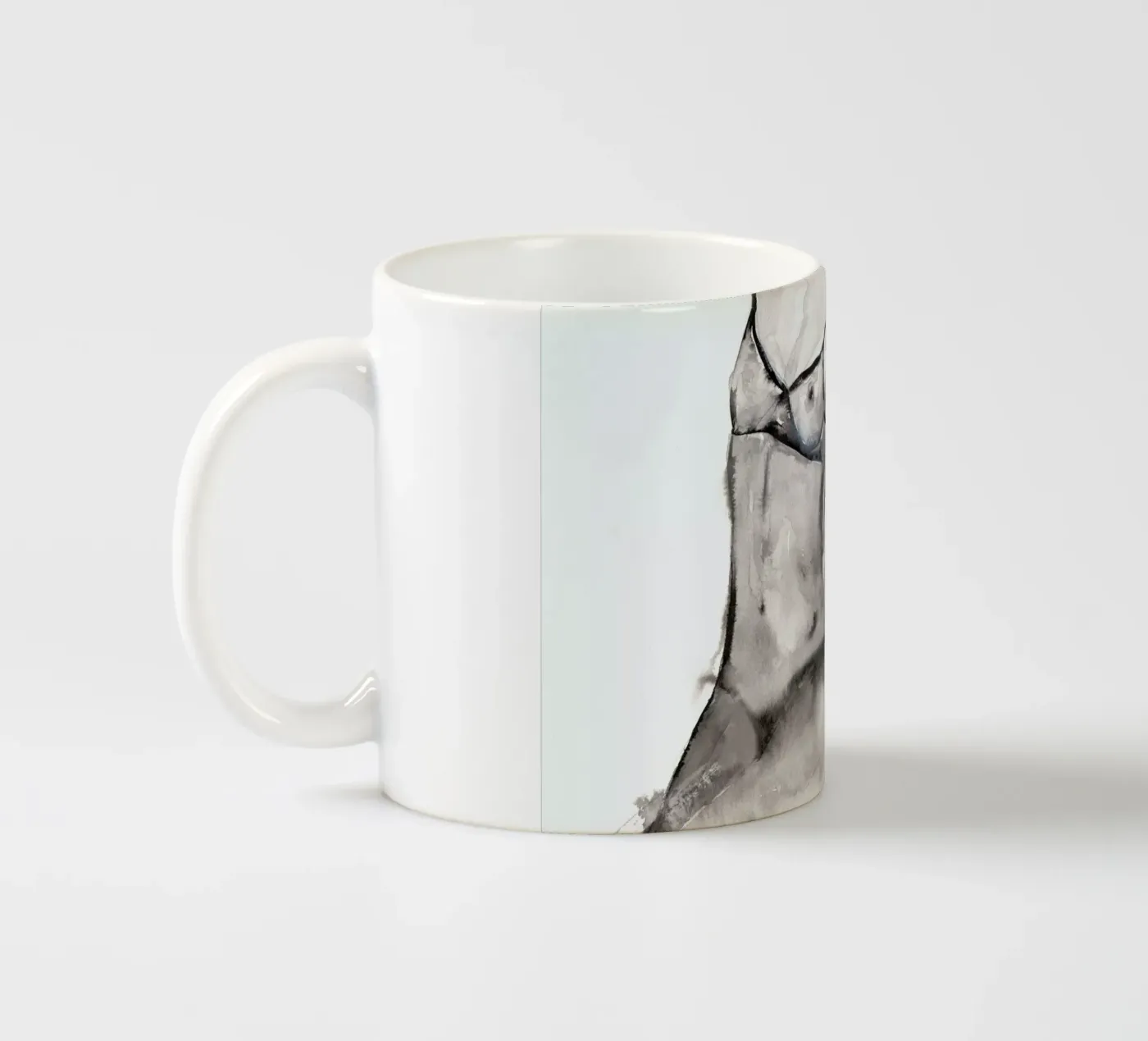 Flagged ceramic mug by Victoria Verbaan