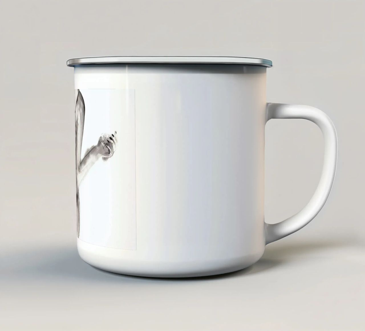 Flagged tazza in smalto da Victoria Verbaan