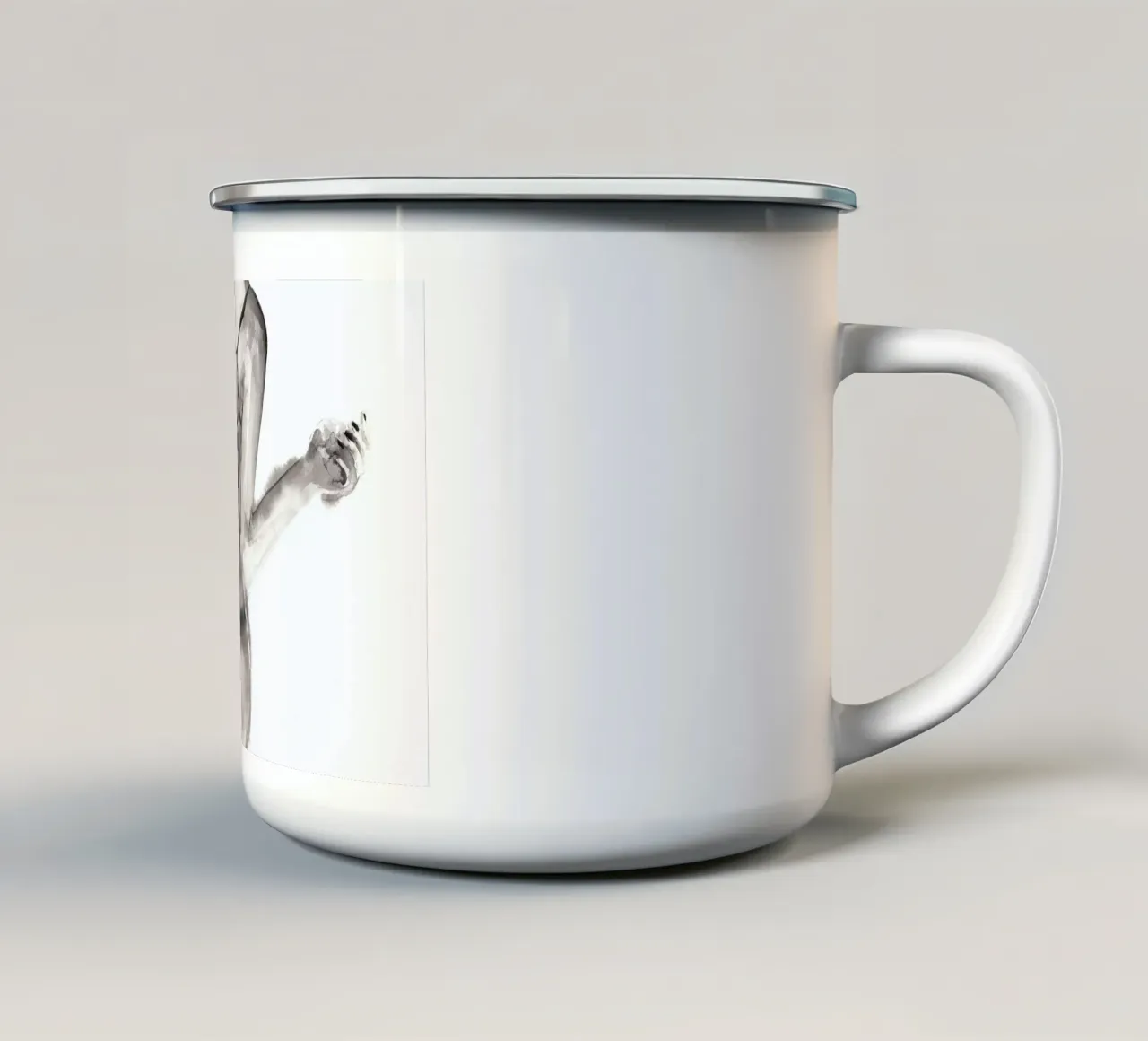 Flagged tazza in smalto da Victoria Verbaan