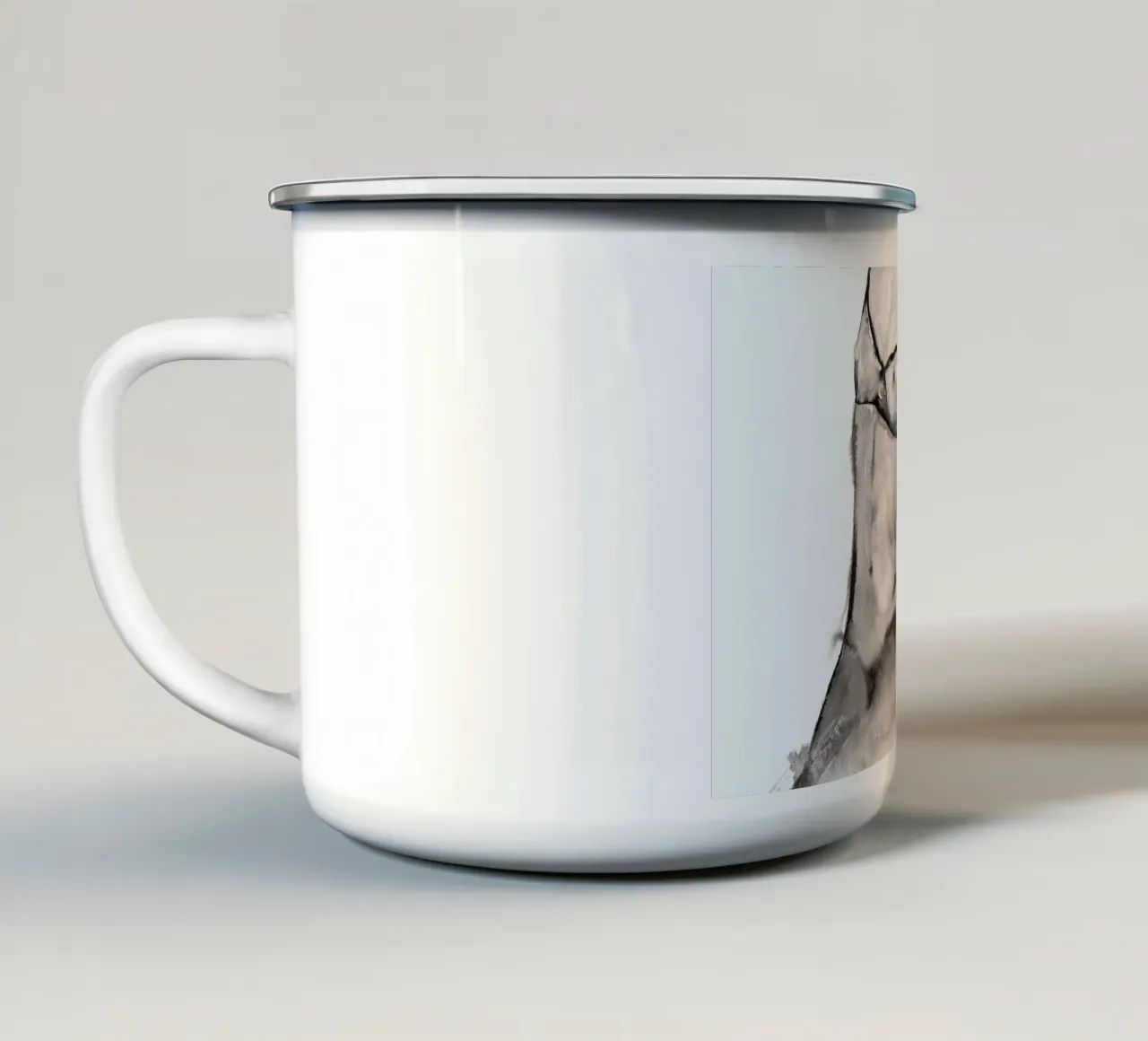 Flagged tazza in smalto da Victoria Verbaan