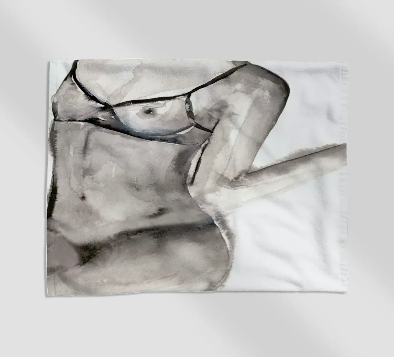 Flagged beach towel by Victoria Verbaan