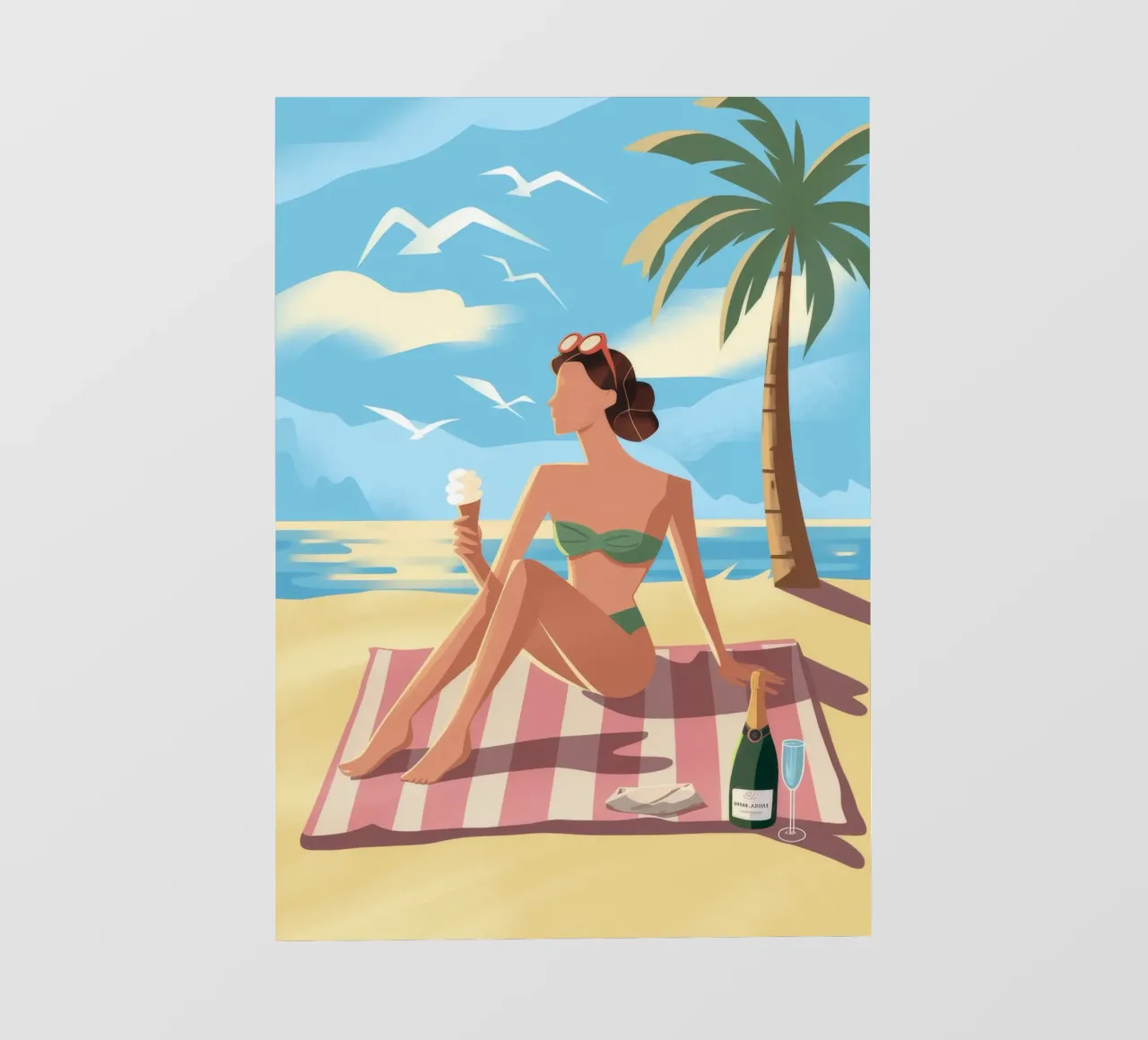 Indulgenza a Sunny Beach pellicola backlit da Veiled Canvas