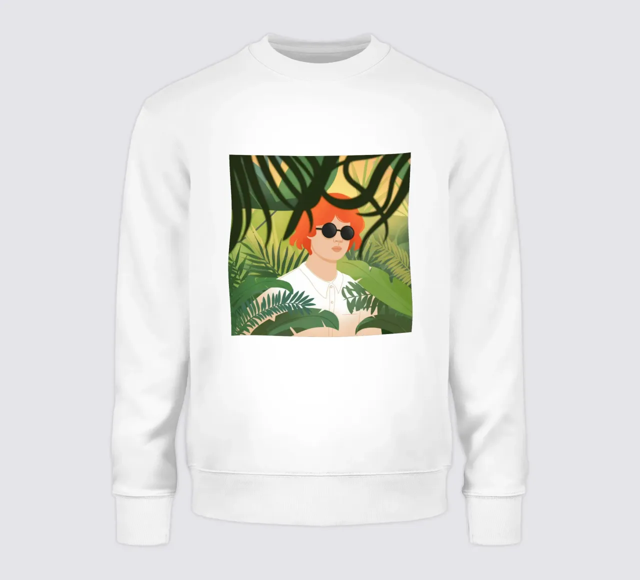 Jungle Serenity Haven felpa da Veiled Canvas