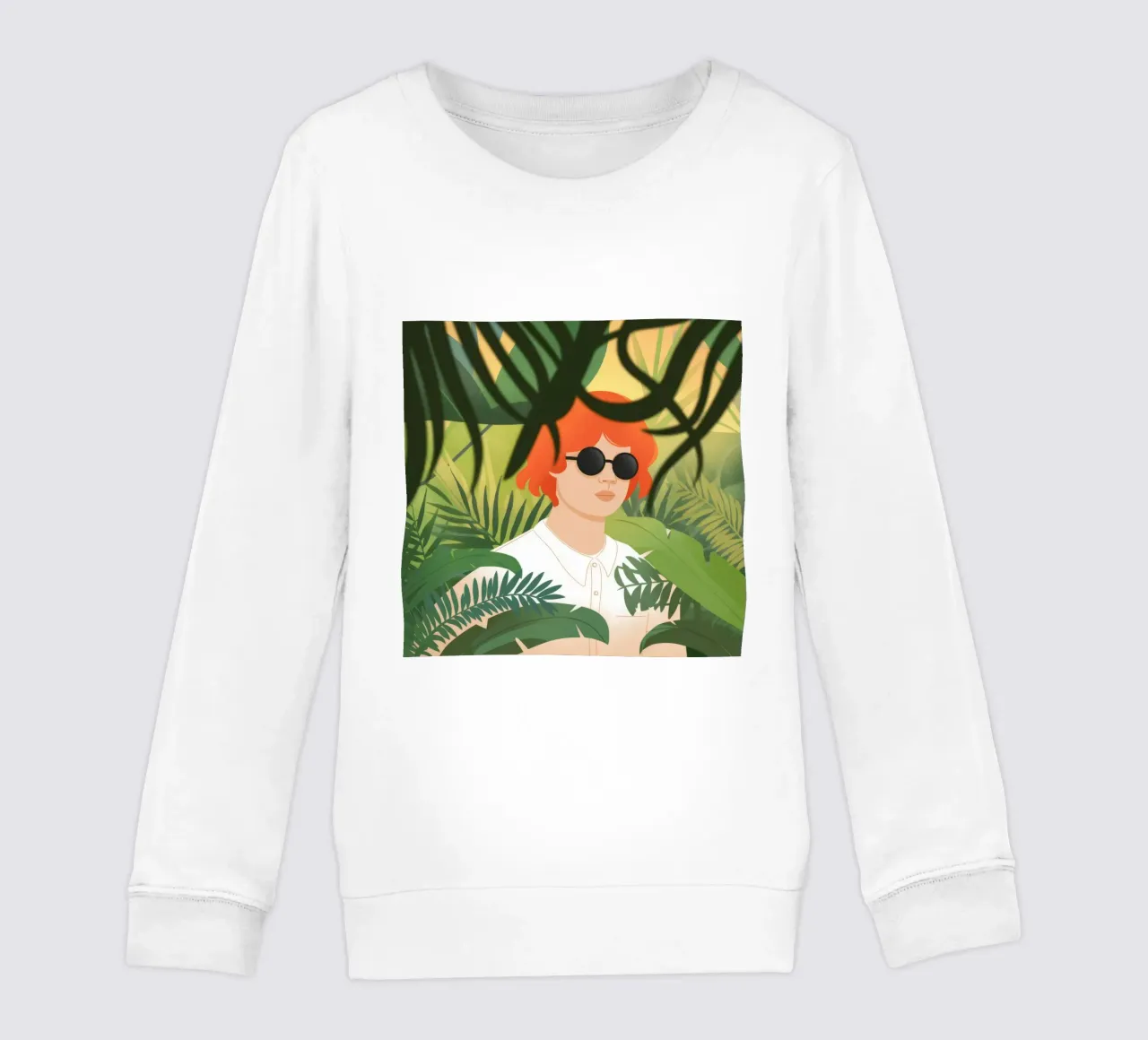 Jungle Serenity Haven felpa bambino da Veiled Canvas