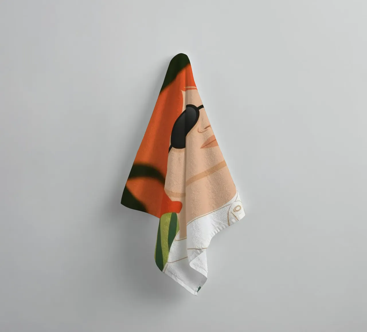 Jungle Serenity Haven asciugamano da bagno da Veiled Canvas