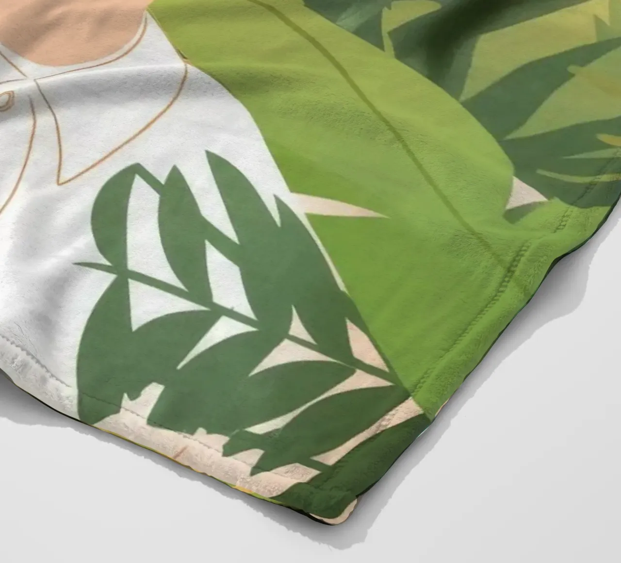 Jungle Serenity Haven coperta in pile da Veiled Canvas