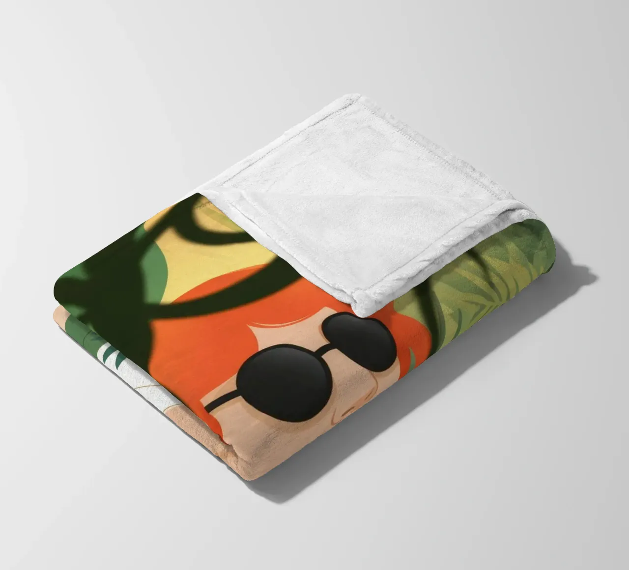 Jungle Serenity Haven coperta in pile da Veiled Canvas