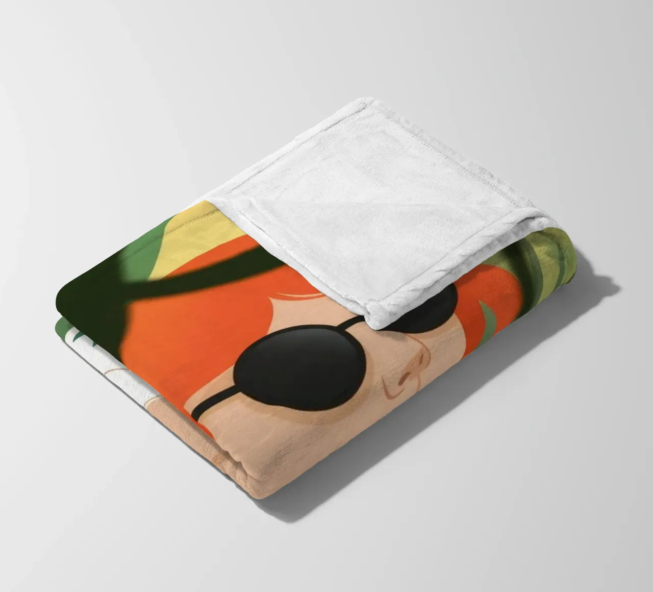 Jungle Serenity Haven coperta in pile da Veiled Canvas