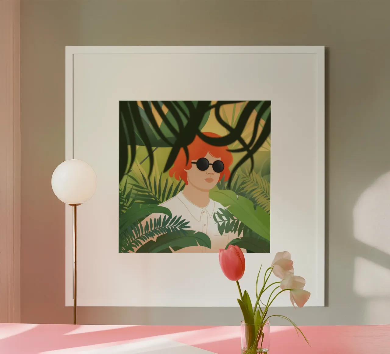 Jungle Serenity Haven carta hahnemühle da Veiled Canvas