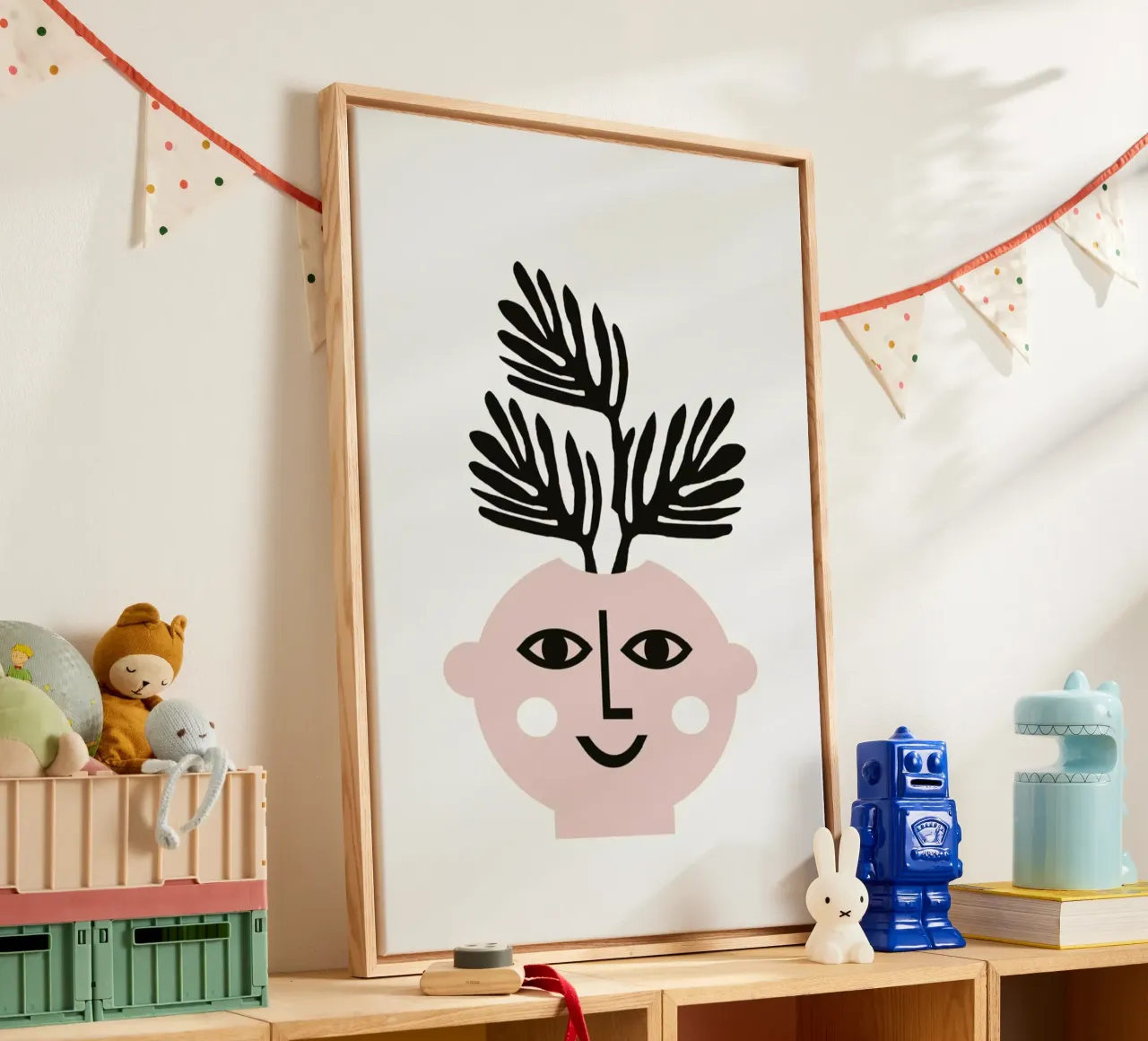 Harmonia canvas met Baklijst van Charlotte Winter