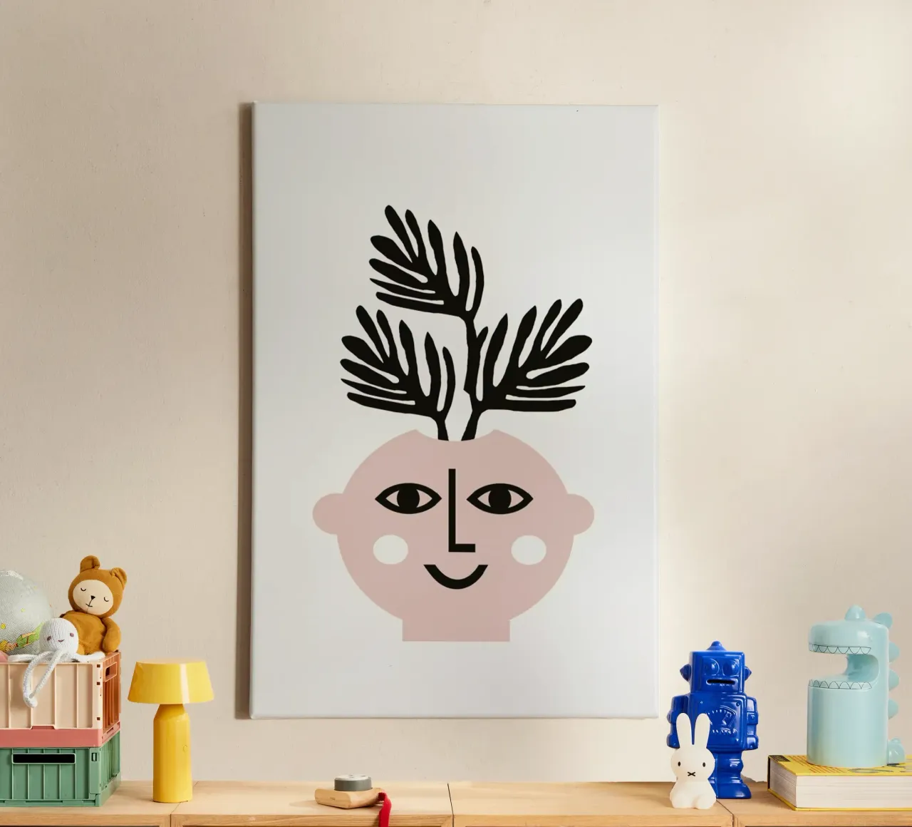 Harmonia canvas met Baklijst van Charlotte Winter