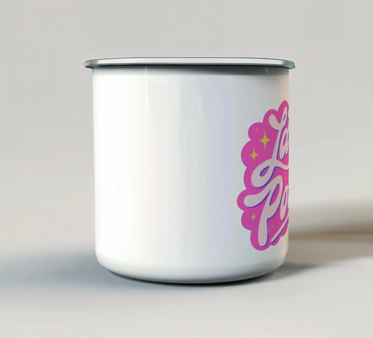 Shine On, Sister – Power in Style tazza in smalto da QuooodZ by MooodzArt