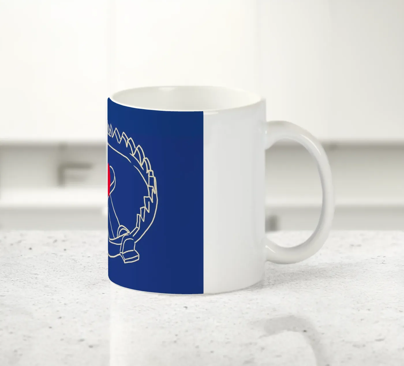 Always the Same ceramic mug by Tobe Fonseca