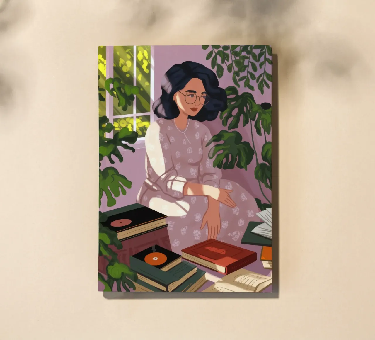 Intellectual Solitude Haven notebook by Veiled Canvas