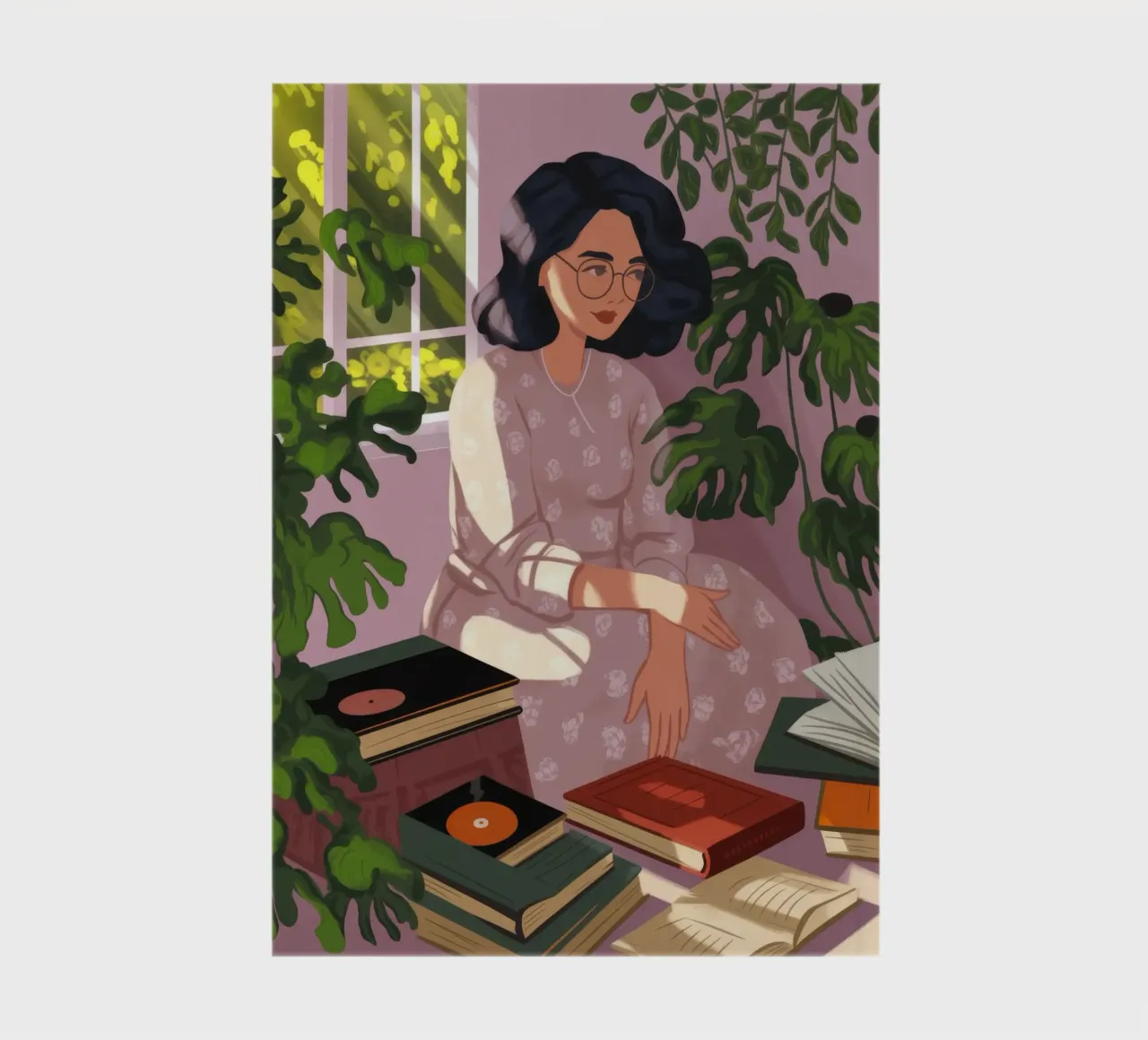 Intellectual Solitude Haven notebook by Veiled Canvas