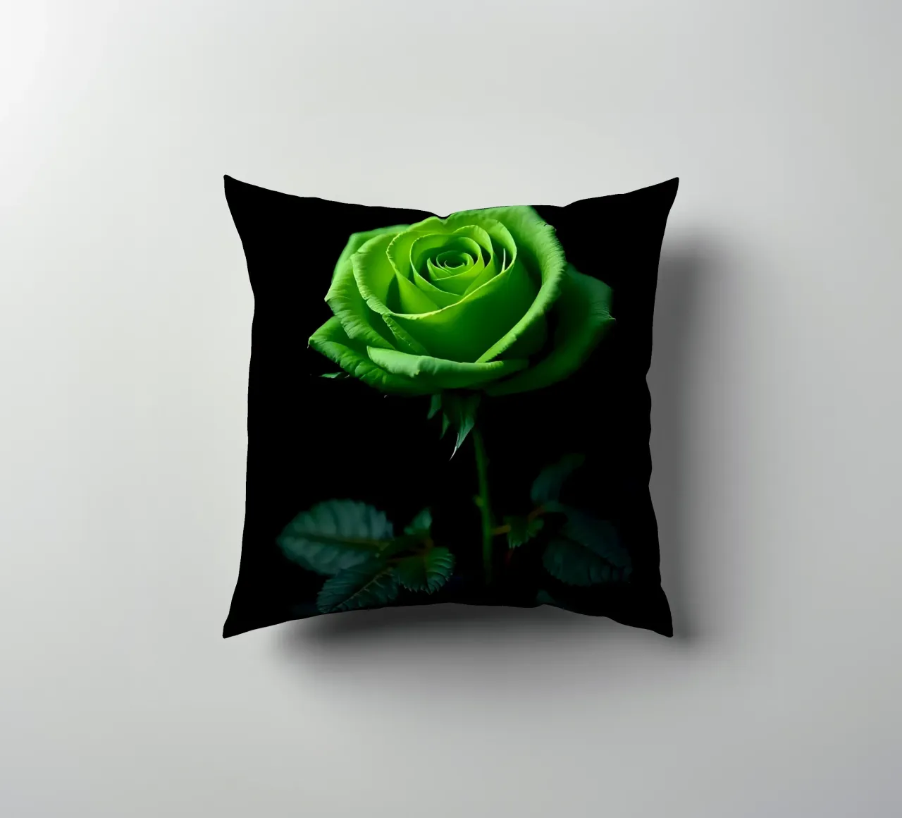 Rosa_verde_04 cuscino da Farb- und Blütenzauber by LK