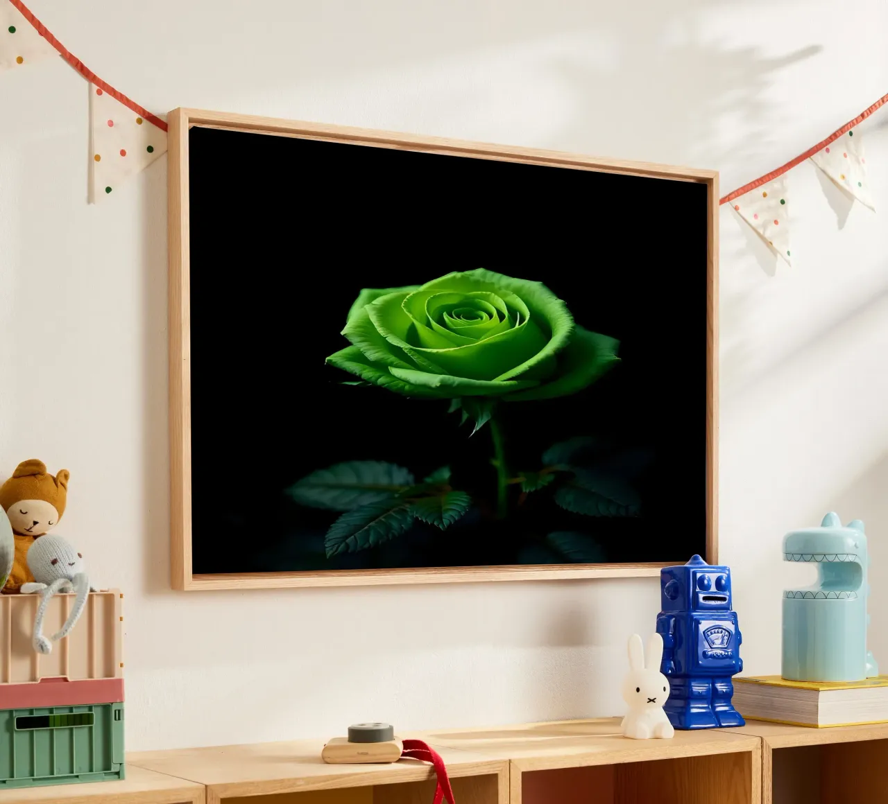 Rose_green_04 canvas by Farb- und Blütenzauber by LK