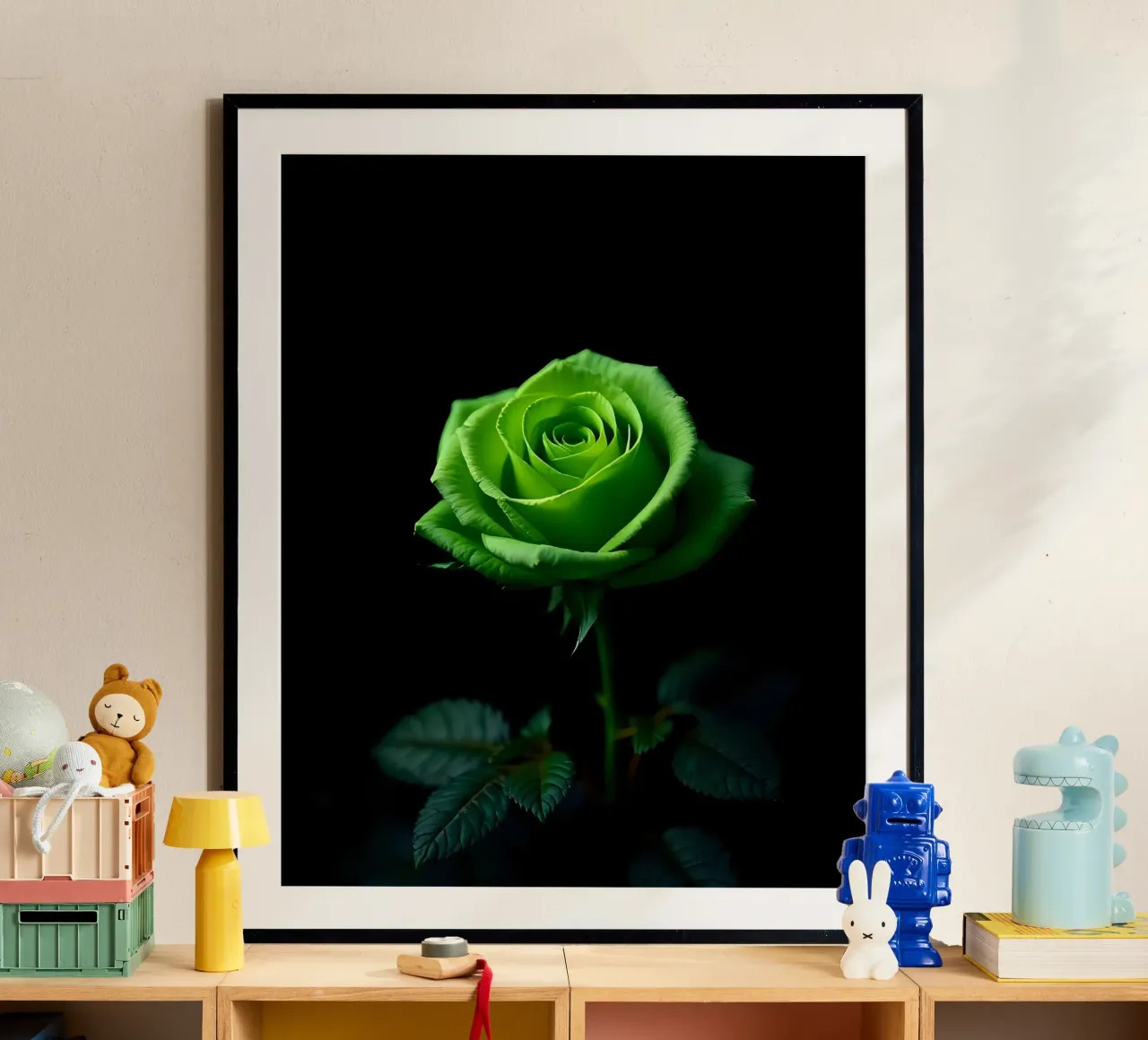 Rosa_verde_04 carta hahnemühle da Farb- und Blütenzauber by LK