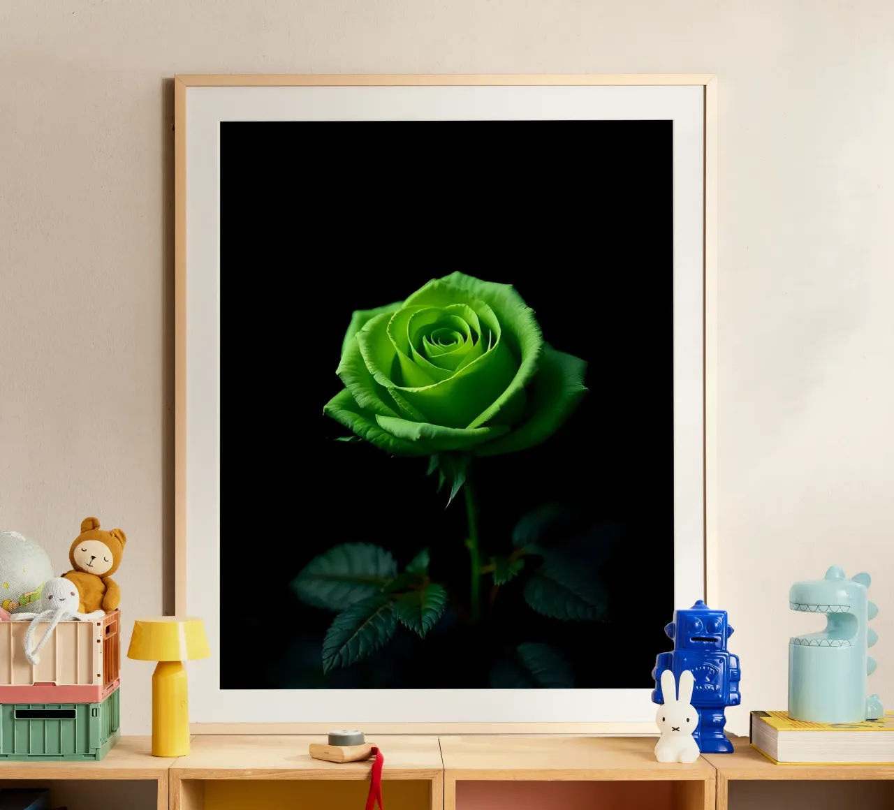 Rosa_verde_04 carta hahnemühle da Farb- und Blütenzauber by LK