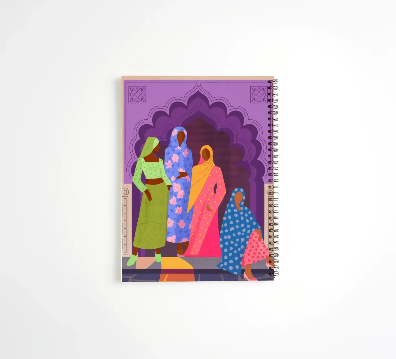 Regal Traditional Gathering carnet à spirale de Veiled Canvas