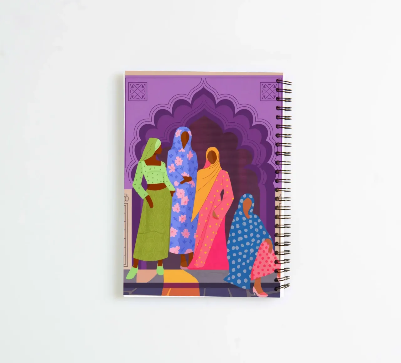 Regal Traditional Gathering carnet à spirale de Veiled Canvas