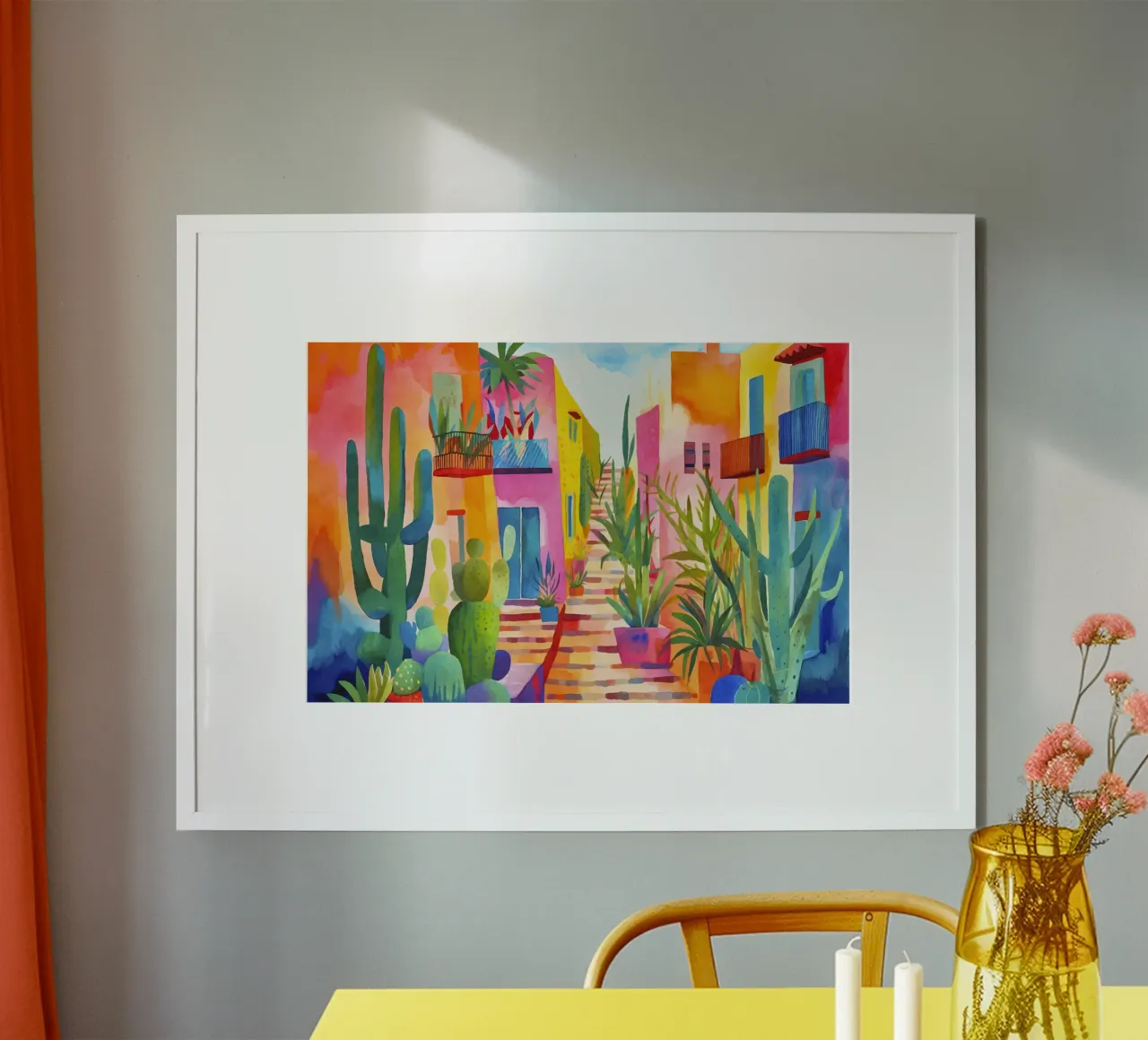 Viva Mexico Villaggio Caraibico Tropicale Fascino Rurale poster da Andrea Haase Modern Home
