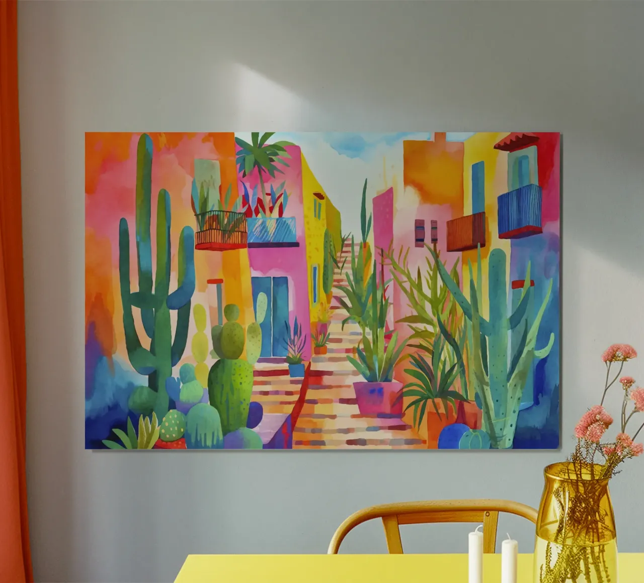 Viva Mexico Villaggio Caraibico Tropicale Fascino Rurale poster da Andrea Haase Modern Home