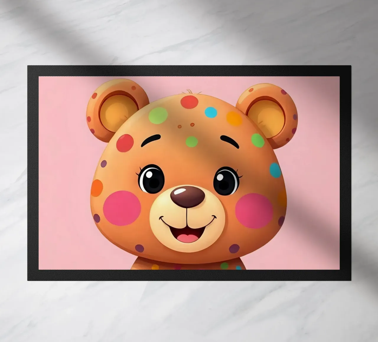 Bear_3 doormat by Tierisch bunt by LK