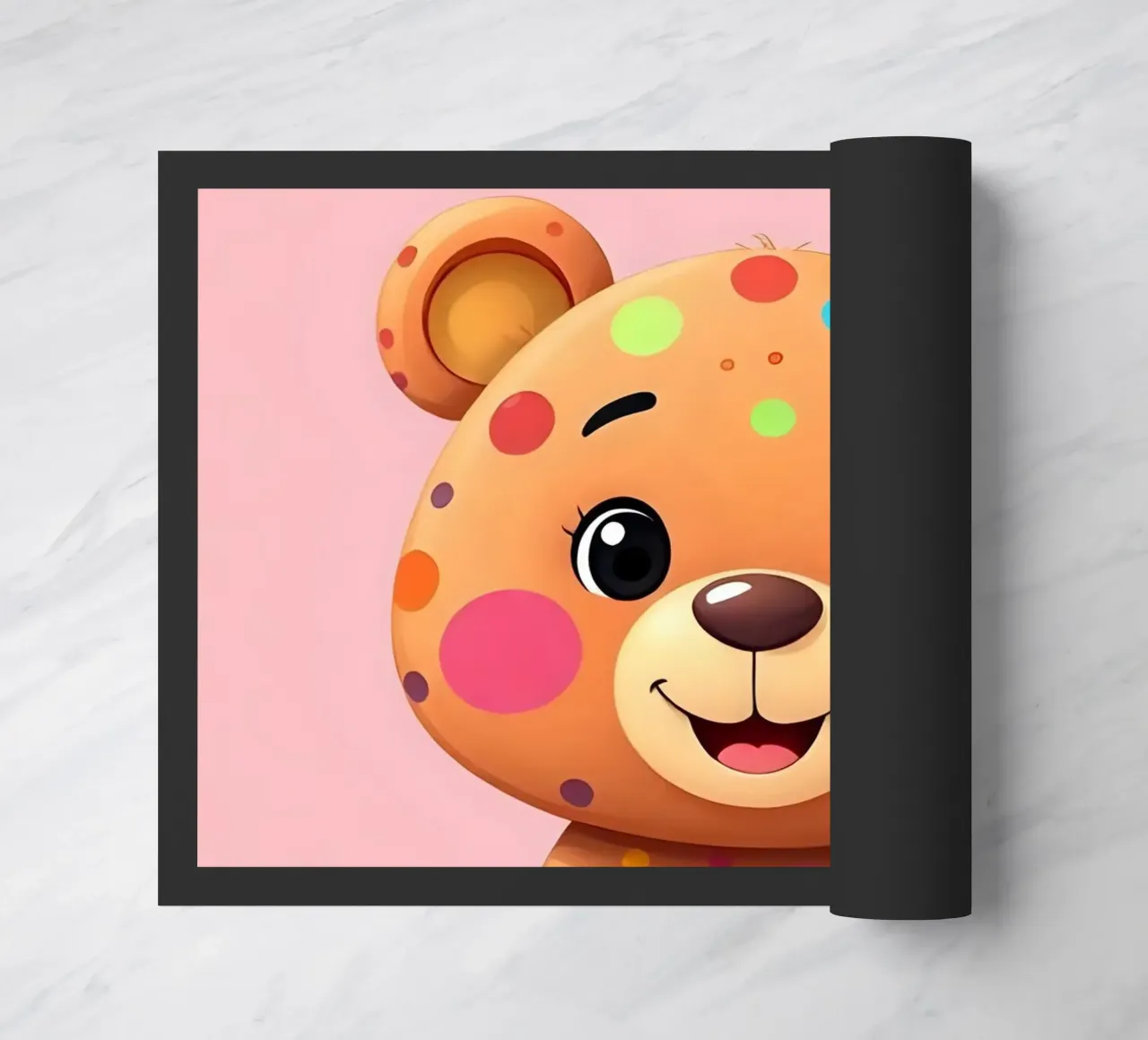 Bear_3 doormat by Tierisch bunt by LK