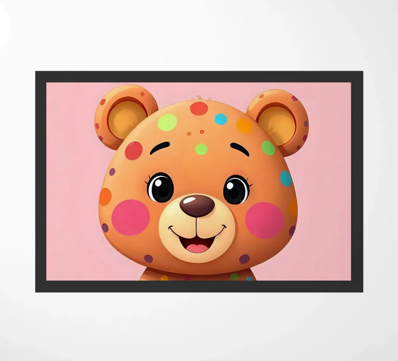 Bear_3 doormat by Tierisch bunt by LK