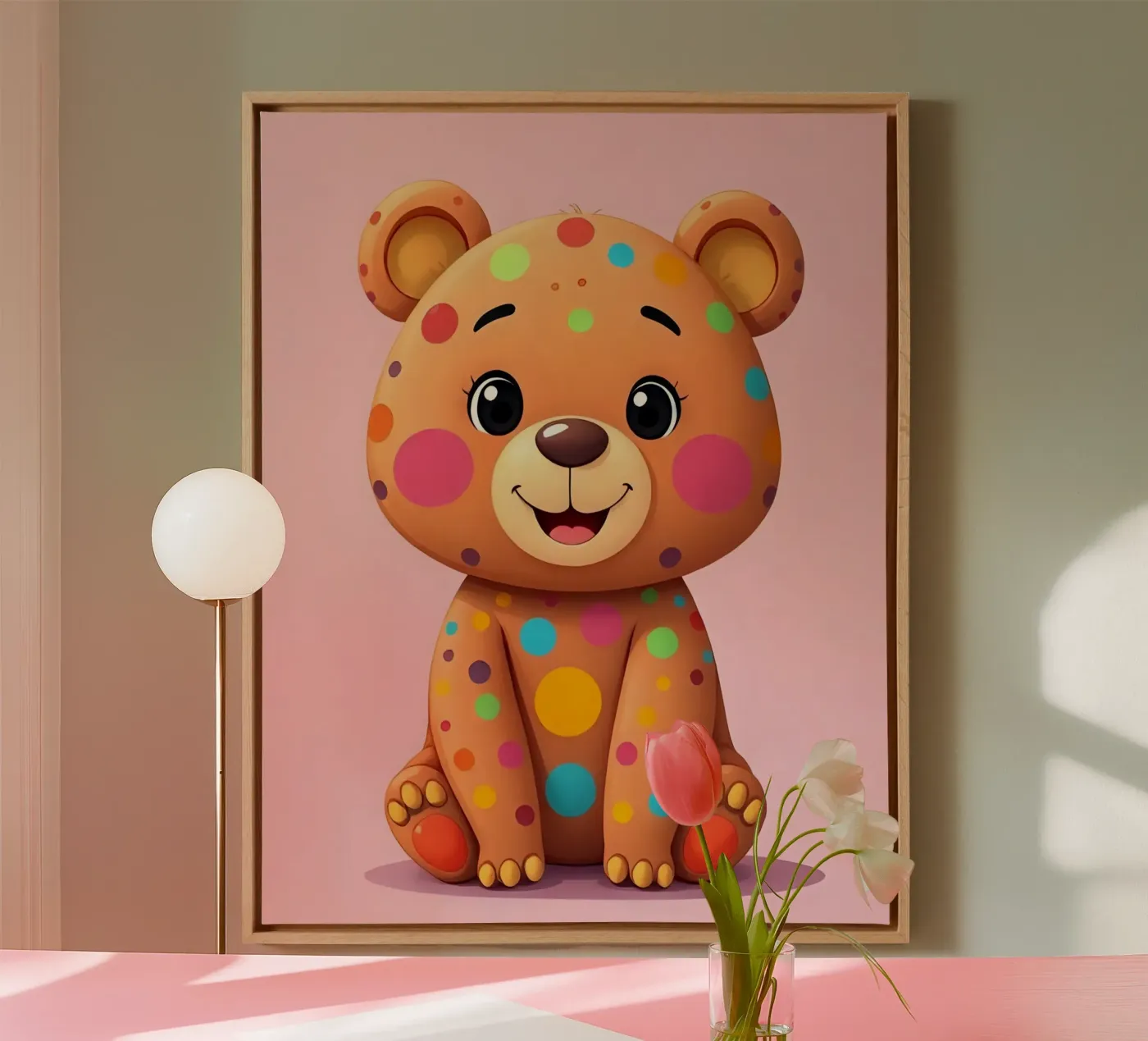 Beer_3 canvas van Tierisch bunt by LK