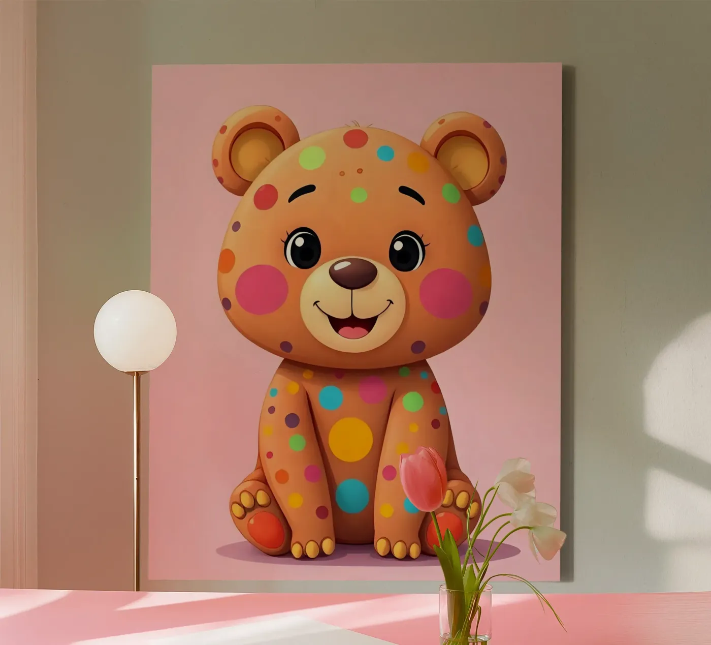 Beer_3 canvas van Tierisch bunt by LK