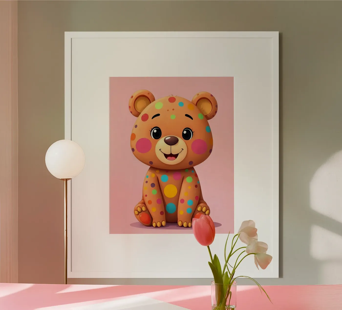 Bear_3 poster by Tierisch bunt by LK