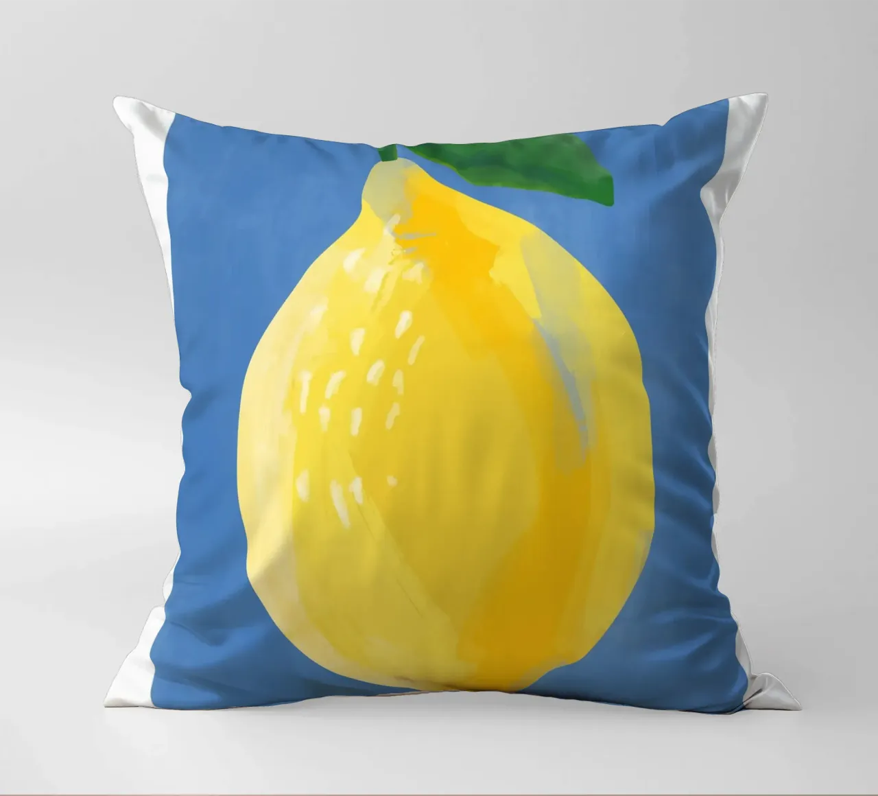 Pittura semplicistica di un limone cuscino da Pictufy Sun & Spirit