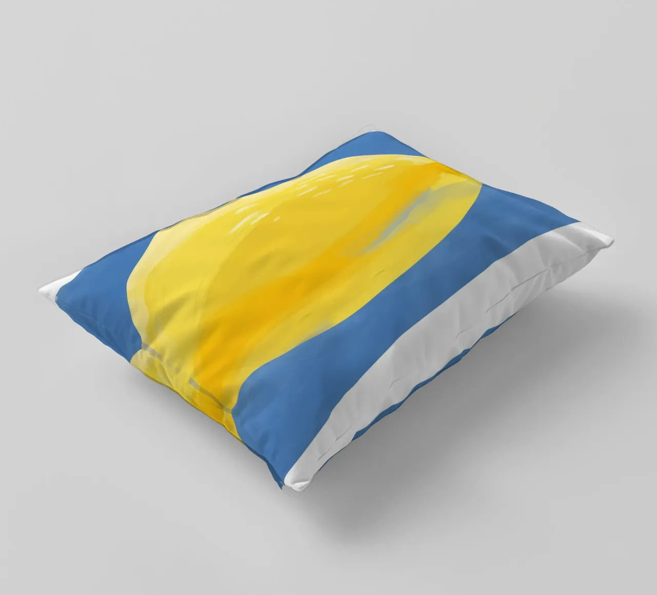 Pittura semplicistica di un limone cuscino da Pictufy Sun & Spirit