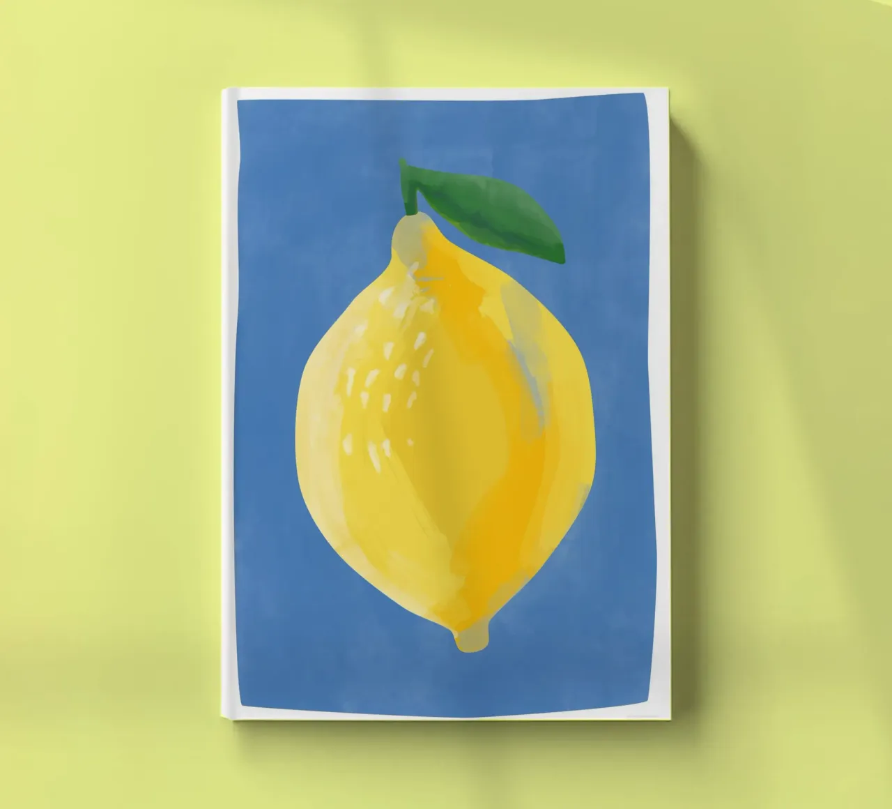 Pittura semplicistica di un limone diario da Pictufy Sun & Spirit
