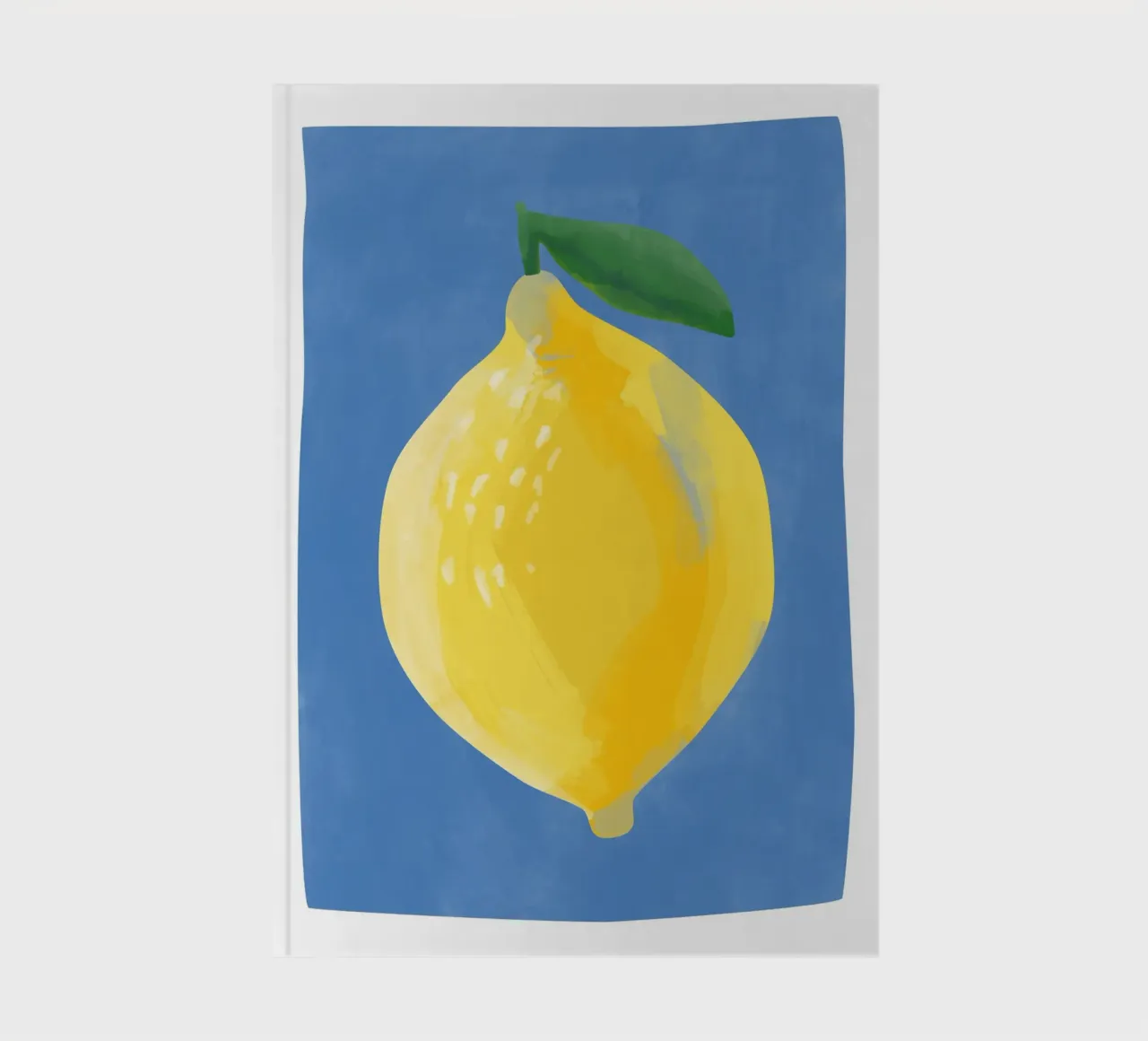 Pittura semplicistica di un limone diario da Pictufy Sun & Spirit