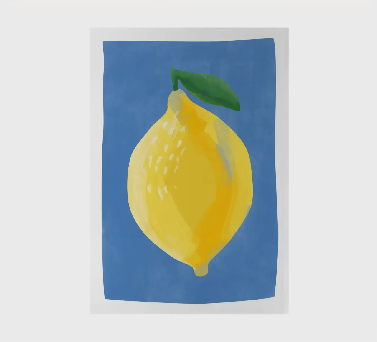 Pittura semplicistica di un limone diario da Pictufy Sun & Spirit