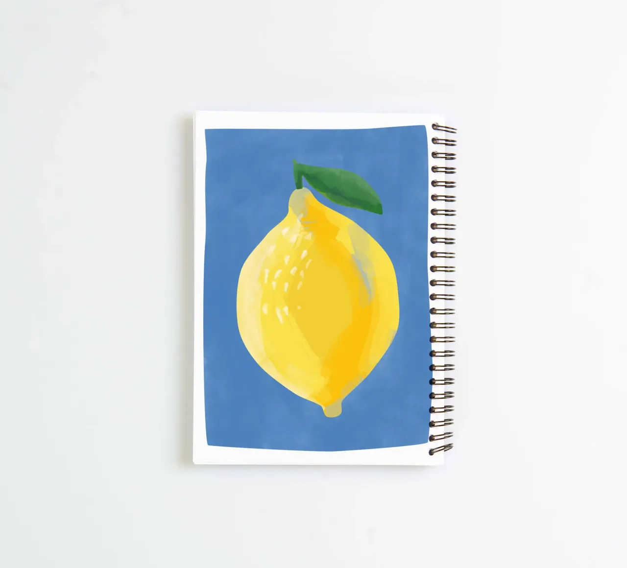 Pittura semplicistica di un limone diario ad anelli da Pictufy Sun & Spirit