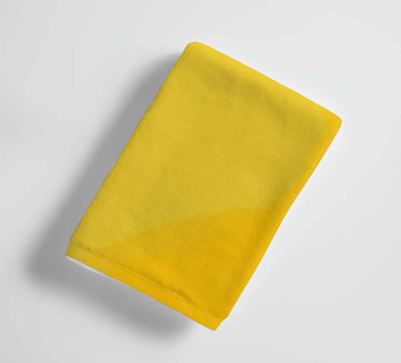 Simplistische Malerei einer Zitrone Handtuch von Pictufy Sun & Spirit