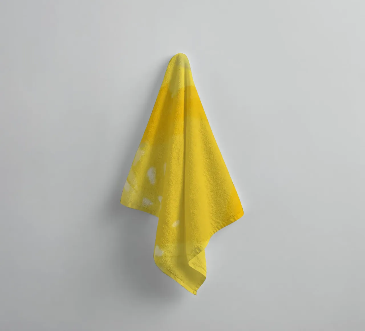 Pittura semplicistica di un limone asciugamano da bagno da Pictufy Sun & Spirit