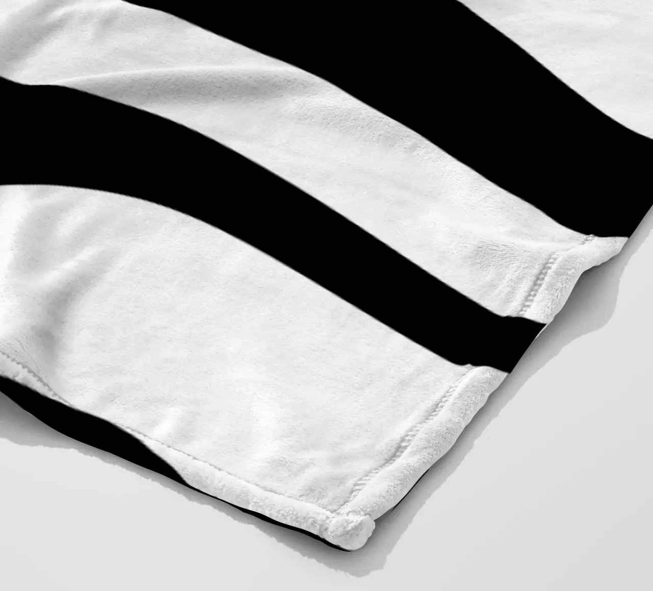 Minimalist Black White Motif fleece blanket by MODERN NUANCE