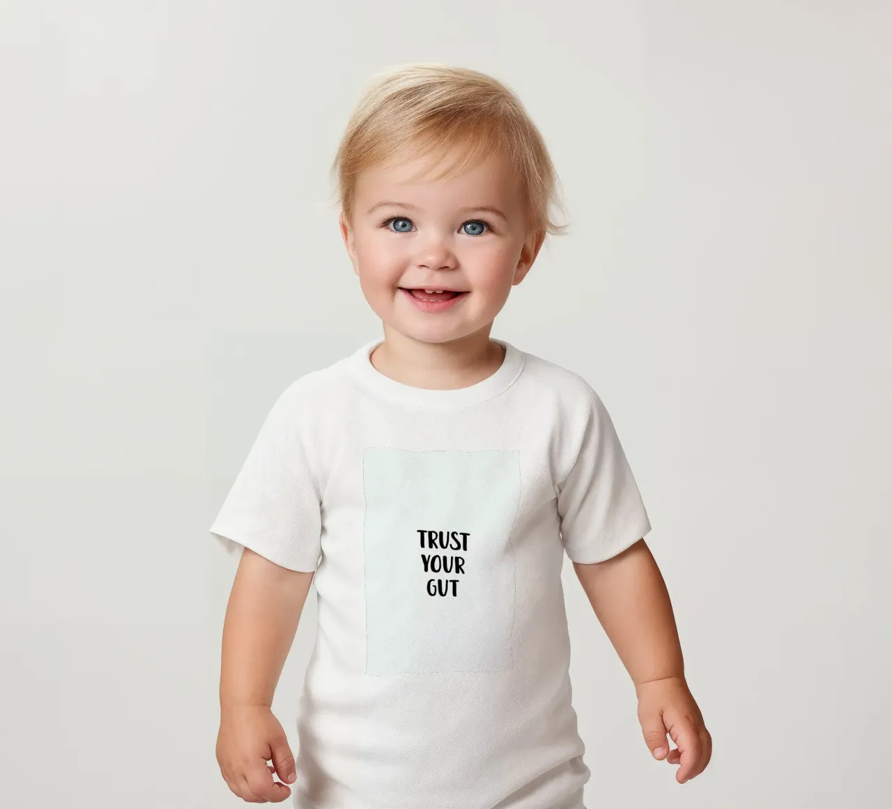 Trust Your Gut maglietta neonato da daylight design studio
