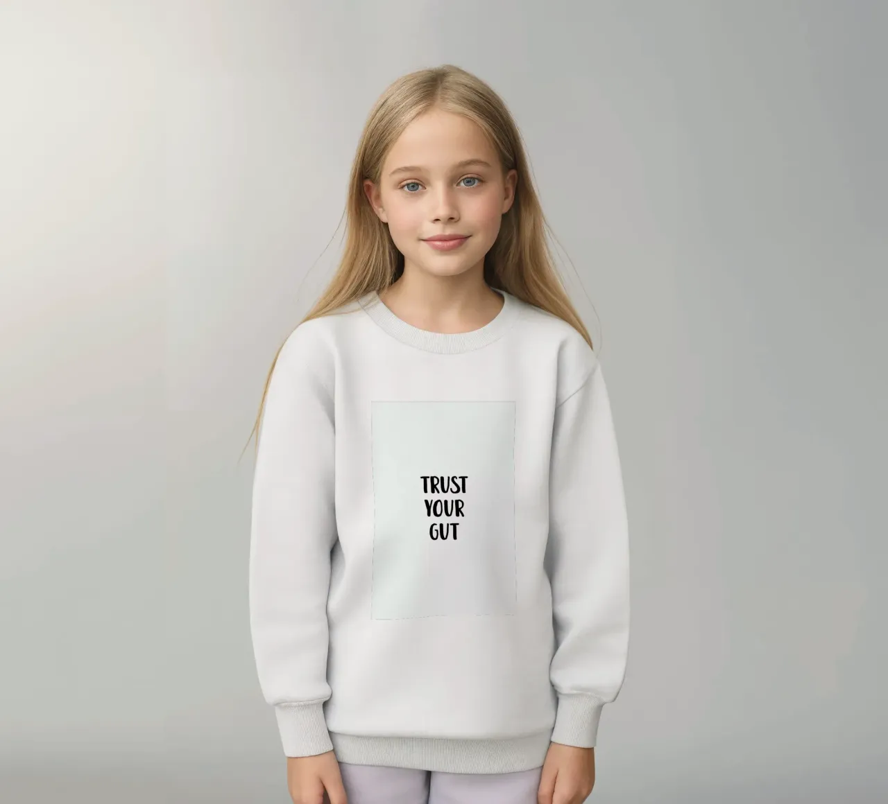 Trust Your Gut felpa bambino da daylight design studio