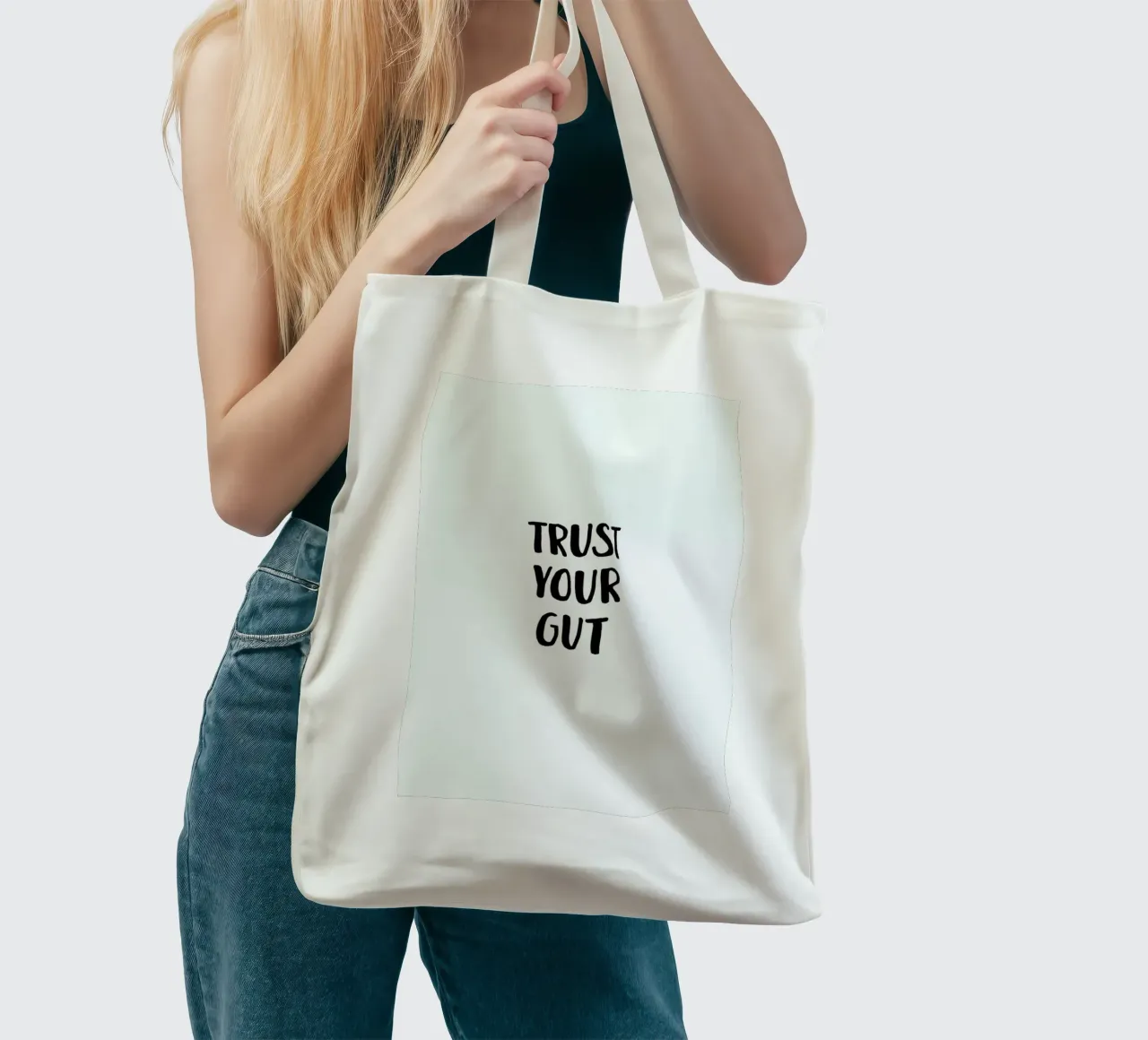 Trust Your Gut borsa in juta da daylight design studio