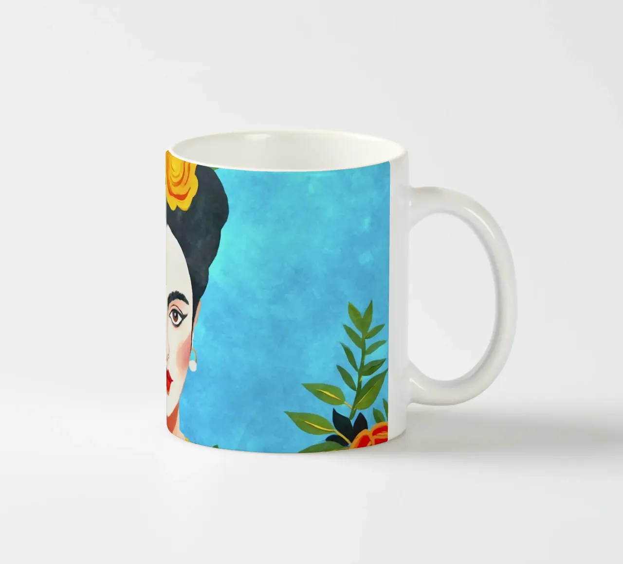 I fiori della resilienza Ritratto del coraggio artistico tazza in ceramica da Andrea Haase Modern Home