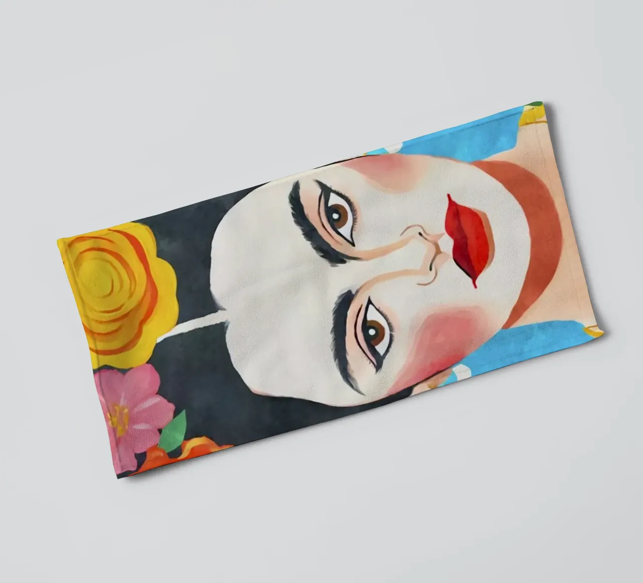 Blooms of Resilience Portrait of Artistic Courage towel by Andrea Haase Modern Home