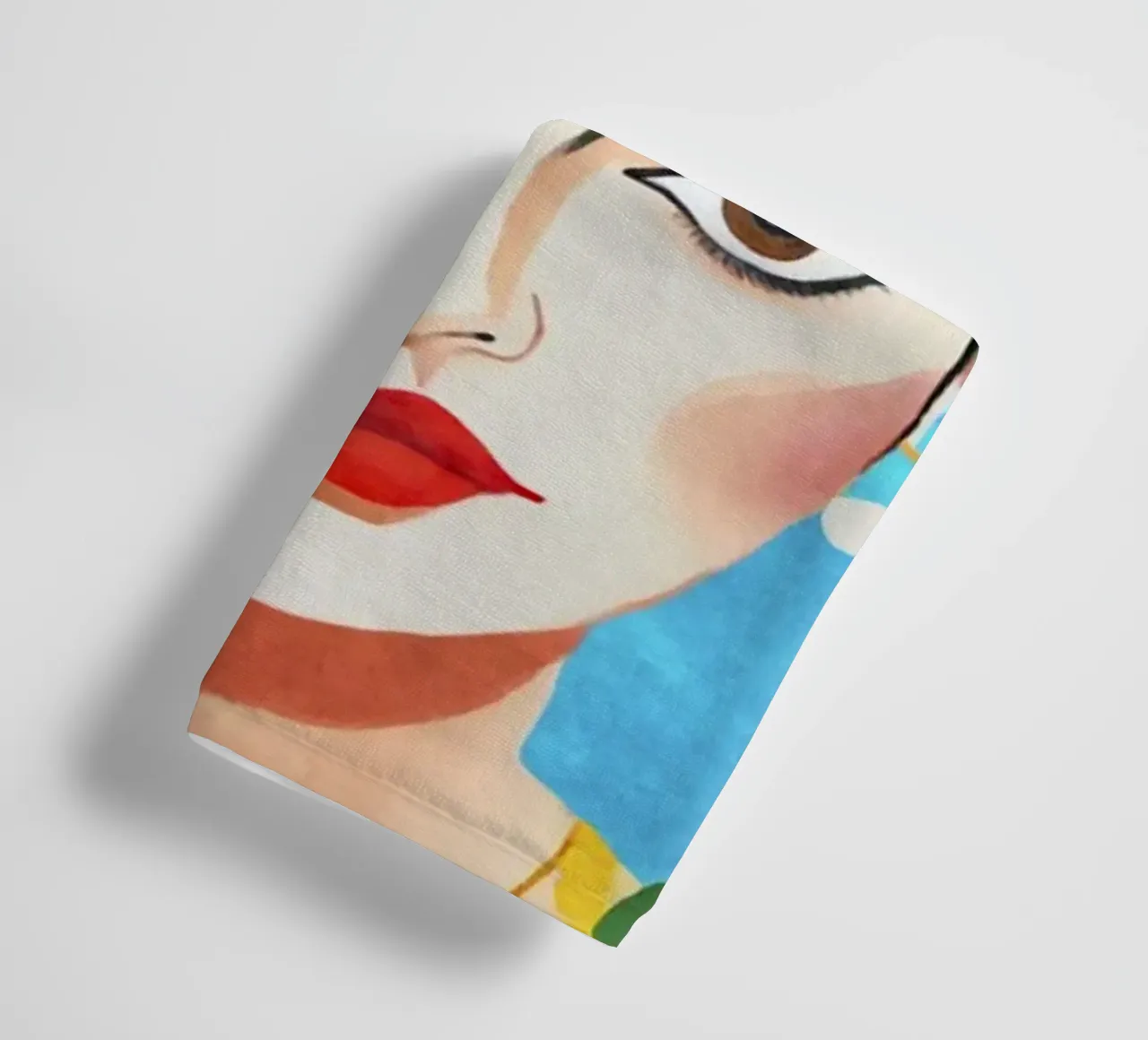 Blooms of Resilience Portrait of Artistic Courage towel by Andrea Haase Modern Home